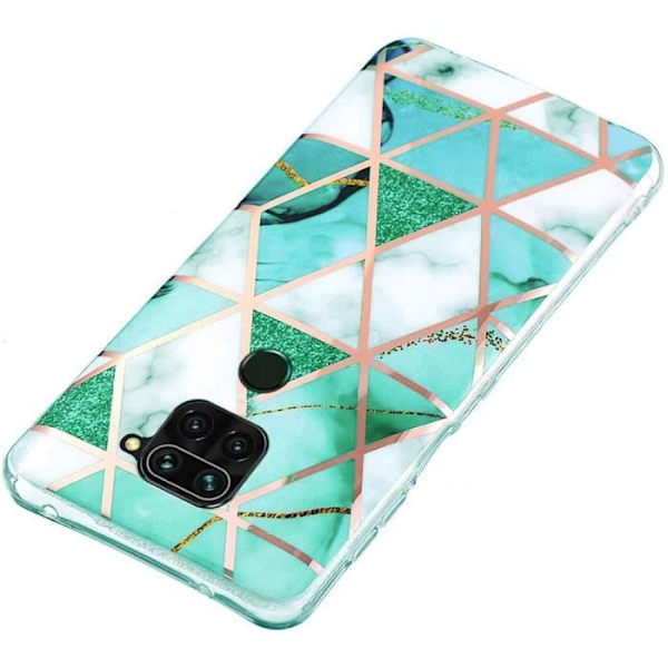 Etui til Redmi Note 9 (6,53") Slankt og elegant design i TPU, stød- og ridsefast grøn Grön