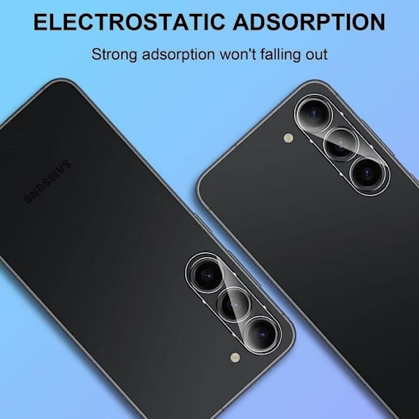 2 kameraskydd i härdat glas för Samsung Galaxy S23+ (S23 Plus) Transparent