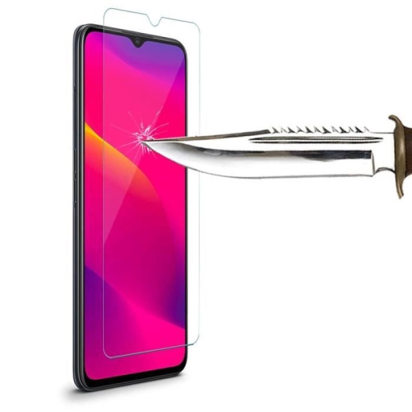 För Oppo A9 (2020)- Oppo A11X 6,5": Lot - Paket med 3 skärmskydd av härdat glas