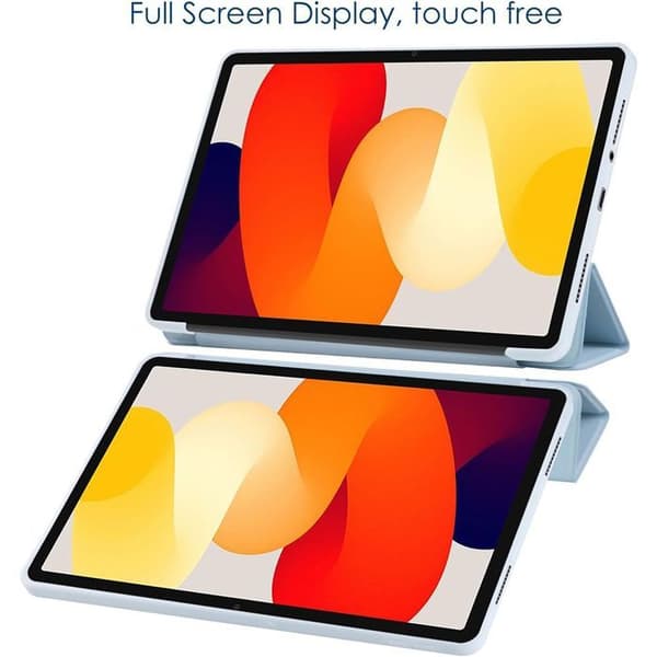 Skal + Härdat Glas för Xiaomi Pad 7 / 7 Pro, Stötsäker Skydd med Stödfunktion - Blå Blå