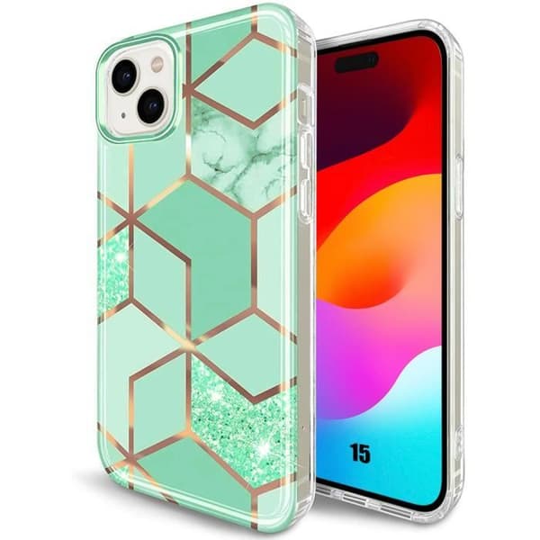 Coque - E.F.CONNECTION - för iPhone 15 - Ultra Tunn - Flexibel - Turkos Turkos
