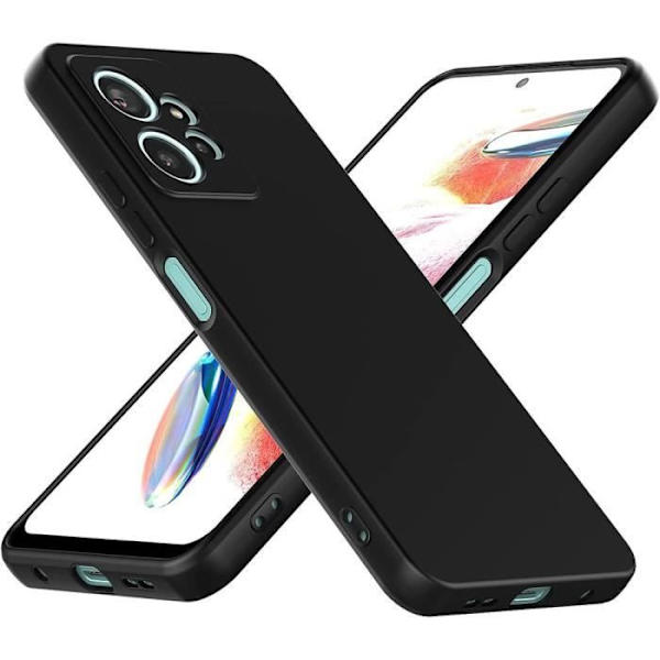 Beskyttelsescover - Xiaomi - Redmi Note 12 - Ultra Tynd Silikone - Stødabsorberende - Sort Svart