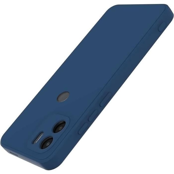 Silicone-fodral - E.F.CONNECTION - för Redmi A1+/A2+ - Flexibel - Mörkblå - Stötsäker marinblå