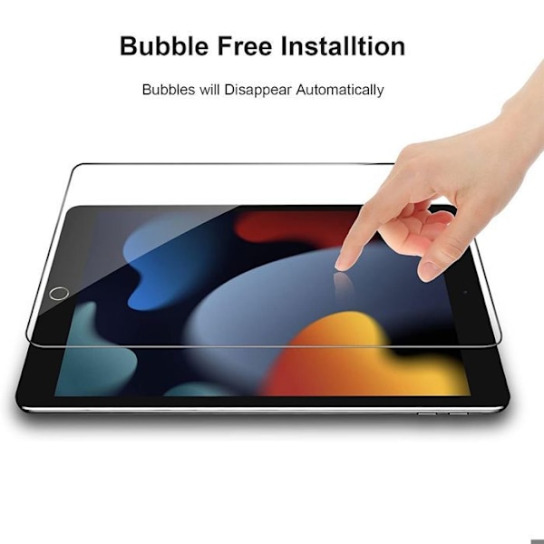 Sikkerhedsglas til iPad 10,2 Tommer (7/8/9. Generation, 2019/2020/2021) - Transparent ridsefast skærmbeskyttelse