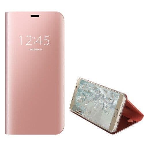 Coque Etui Flip - MISSTARS® - Xiaomi Redmi Note 9s - 9 Pro - 9 Pro Max - Spegel Effekt - Rosa Rosa