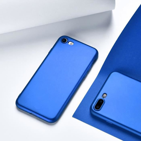 Coque iPhone 6 Plus/6S Plus - Apple - Stötbeständig - TPU - Tunn - Matt Blå Blå