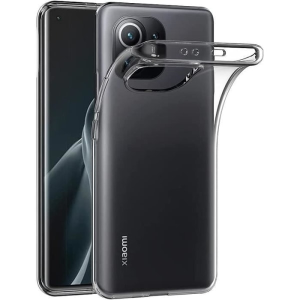 Skyddsfodral för Xiaomi Mi 11 - E.F.CONNECTION - High Resistance Silikon - Transparent Transparent