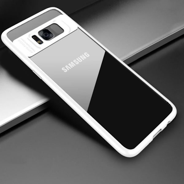 Taske til Samsung S8 (5,8') Silikone (Mat hvid) Stødsikker