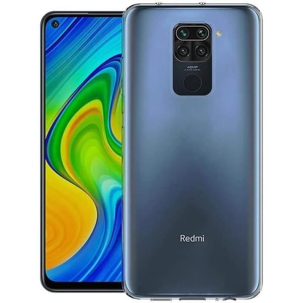 Skyddsfodral för Redmi Note 9 (6,53") - E.F.CONNECTION - Transparent - Mjuk - Förstärkt skydd Transparent