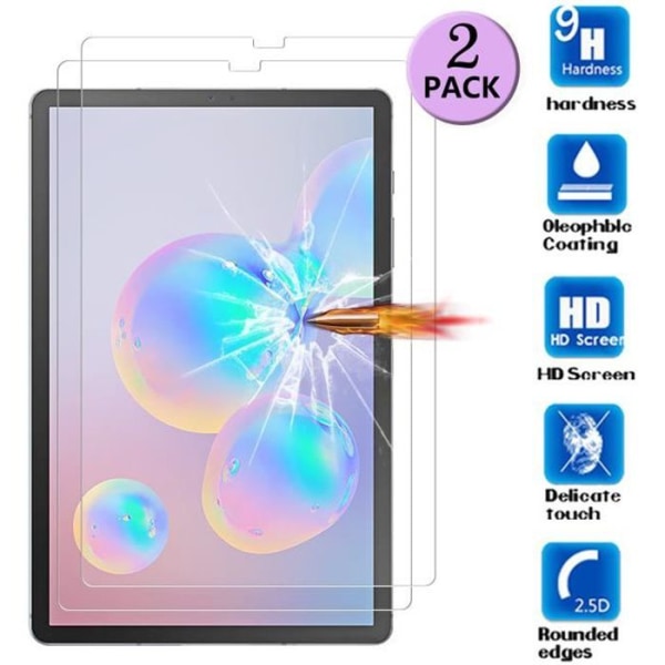 [2 delar] För Samsung Galaxy Tab S6 härdat glas SM-SM-T860/SM-T865 Skärmskydd Tablettskydd Skyddsfilm