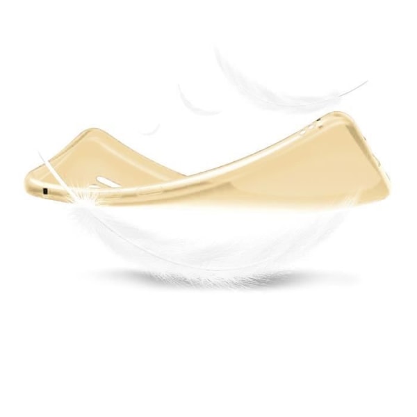 Coque - E.F.CONNECTION - P9 LITE - Silikone Gel - Ultra Slim - Guld gyllene