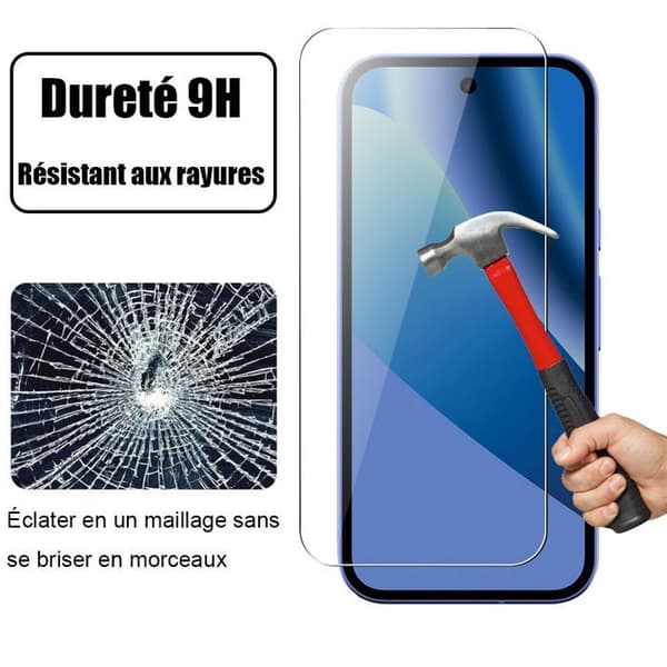 3 Härdat Glas för Google Pixel 10a - Repfria 9H Stötsäker Transparent Transparent