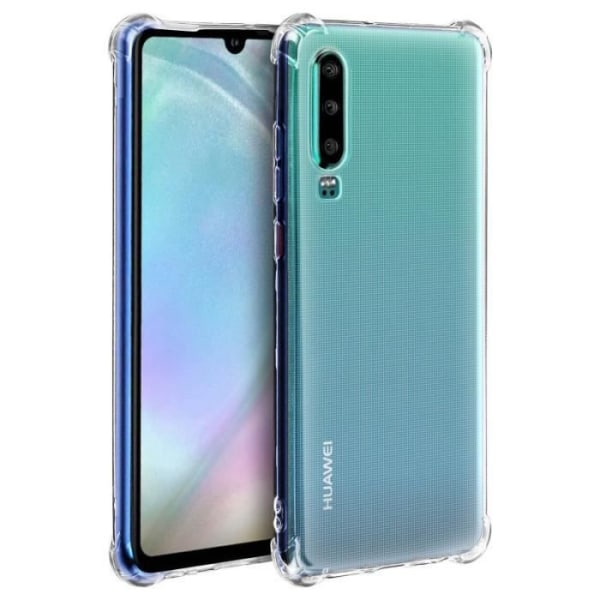 Transparent stötsäkert silikonfodral till Huawei P30