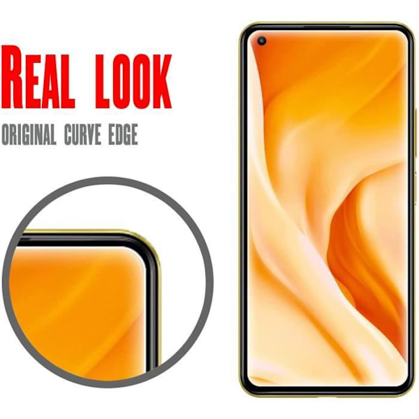 Skyddsfilm - WFTE - Xiaomi Mi 11 Lite 4G/5G - 0,26 mm härdat glas - Hög genomskinlighet 99 % - Antispår -