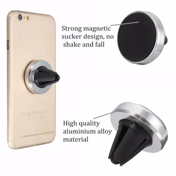 Telefonstöd - NEUFU - Universell - Magnetisk - Bilventilation - Svart