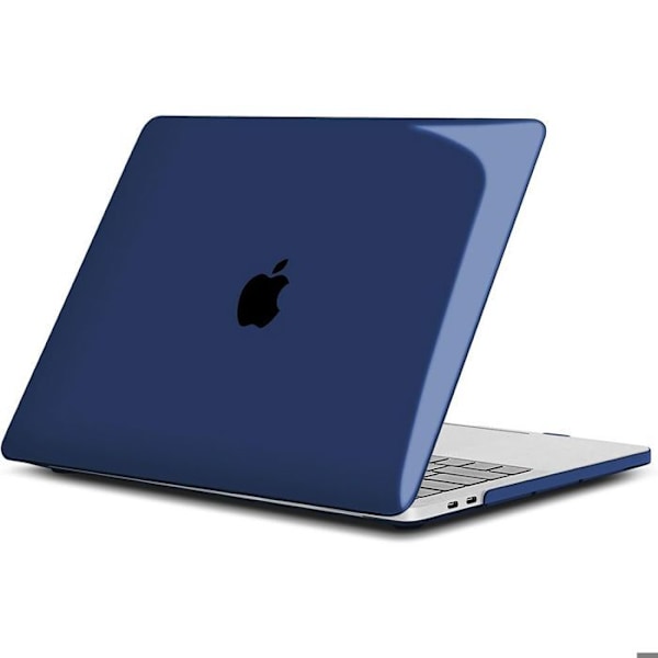 Skydd för MacBook Pro 16 Tum M4 M3 M2 M1 Pro/Max 2024 2023 2021, Hård Antihalk Effekt Blank - Mörkblå marinblå