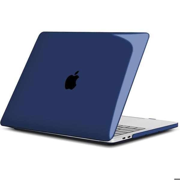 Skyddsskal - E.f.connection - för MacBook Pro 16 Tum - Hård - Halosäker - Blank Effekt marinblå