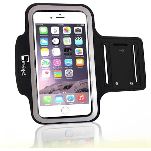 armbånd kompatibel med iphone 6 6s. No-bounce sportstelefonarmbånd til løb, fitness og træning[35] -