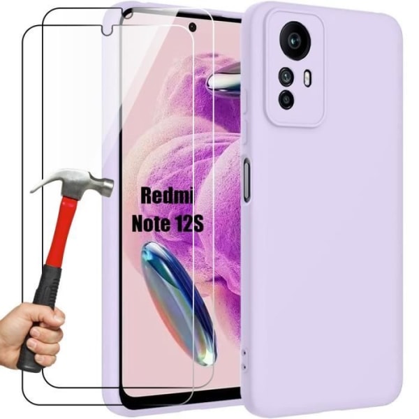 Coque - Xiaomi - Redmi Note 12S - Ultra Slim Beskyttelse - Stødabsorberende - Kradsikker - Lilla Lila