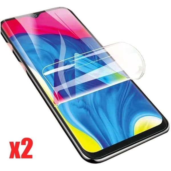 Skyddande film - Redmi - Note 9 - Pack om 2 - Hög hållfasthet - Transparent Transparent