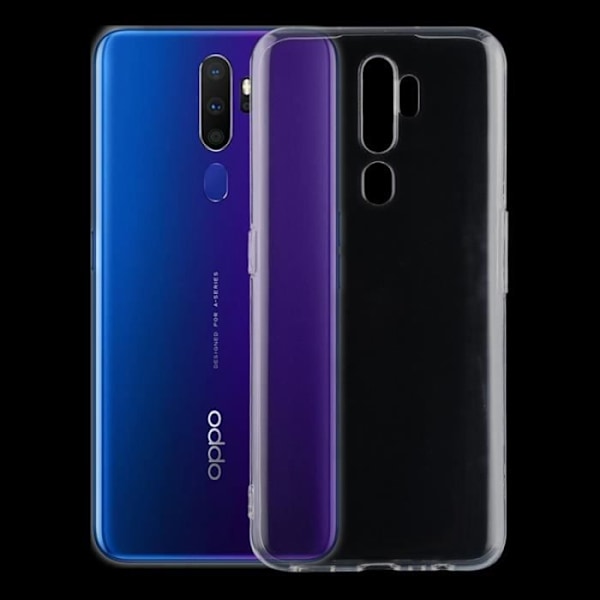 Coque Souple - Oppo - A9 2020 - TPU Transparent - Ultra Tynd - Beskyttelse mod Ridser Vit