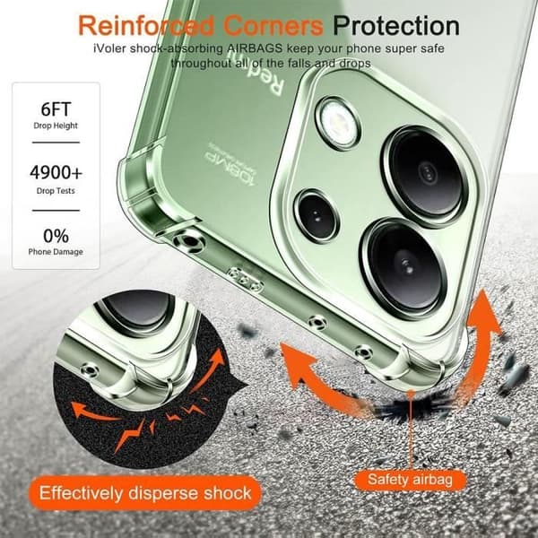 Coque - E.F.CONNECTION - för Xiaomi Redmi Note 13 4G - TPU - Stötsäker - Justerbar snodd - Rosa Rosa