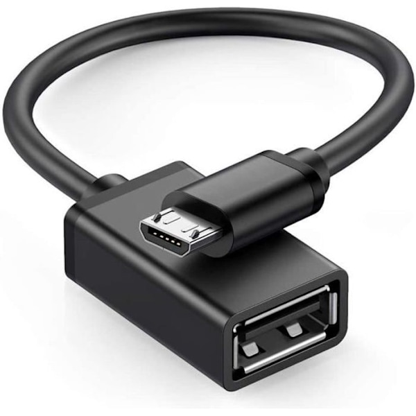 USB til Micro-USB-adapter - E.F.CONNECTION - 1m - Sort - Forlængerkabel - Praktisk tilslutning