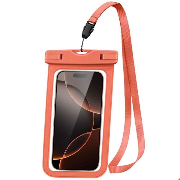 Vattentät Fodral för Samsung Galaxy S25 S25+ S25 Edge S24+ S24 FE S24 Ultra S23 S22 S21 S20 S10, Skydd IPX8 - Orange Orange