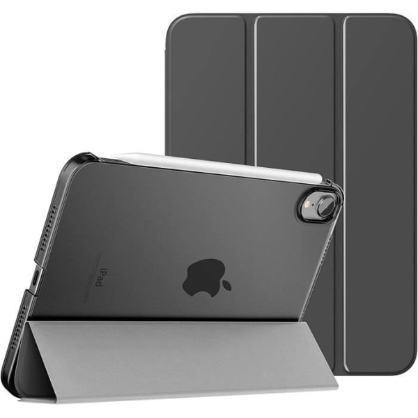 Fodral för iPad mini 6 2021 (8,3 tum) Svart Anti-Scratch Protection Stand Auto Sleep-Wake Svart