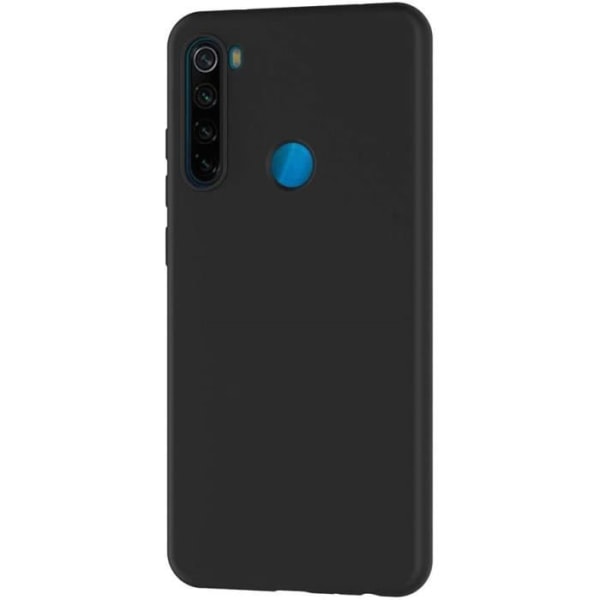 Etui kompatibelt Xiaomi Redmi Note 8, sort silikone etui til Xiaomi Redmi Note 8 Cover Redmi Note 8 sort silikone etui (6.3