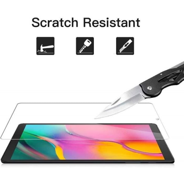[2-pack] Härdat glas Samsung Galaxy Tab A 10.1 (2019) SM-T510, skärmskydd i härdat glas [Ultraresistent 9H hårdhet]