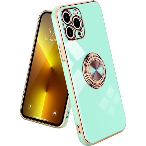 Skyddsskal - Lyxmode - för iPhone 13 Pro Max - Turkos - Repfria - Stötresistent Turkos