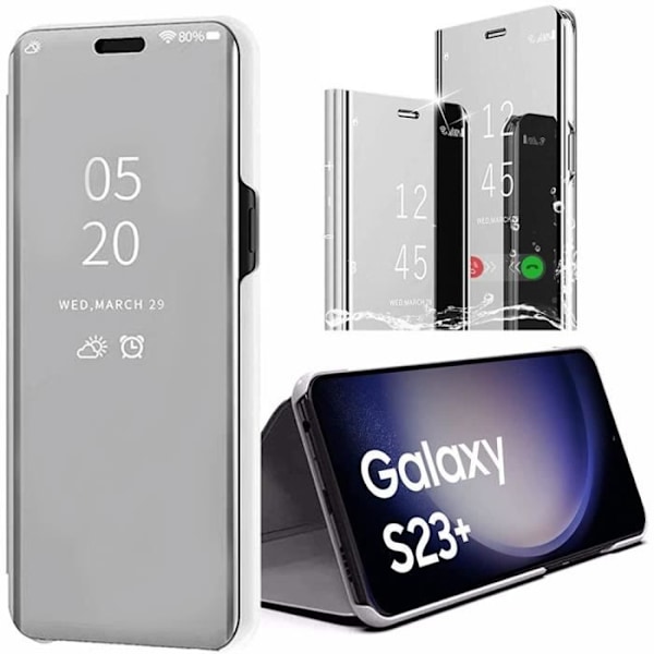Samsung Galaxy S23+ (S23 Plus) Anti-Scratch 360 skyddsfodral - Silver Silver