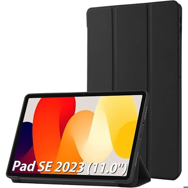 Skyddsfodral för Xiaomi Redmi Pad SE 11 Tum, Stötskyddande Ställ Med Sömn/Väck - Svart Svart