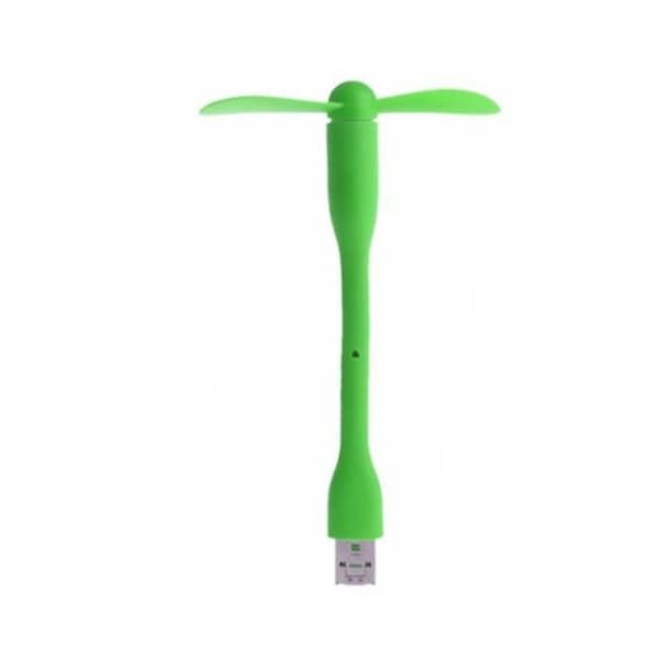 Ventilator - OUTAD - Mini - Portabel - Låg ljudnivå - 14,5 * 9 cm Grön