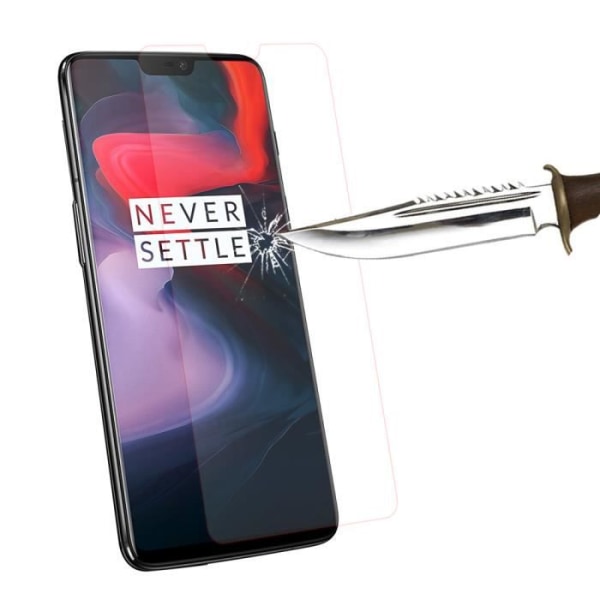 Skärmskydd - VCOMP - OnePlus 6 6.28" - Härdat glas - Repbeständig - 0.3-0.4 mm