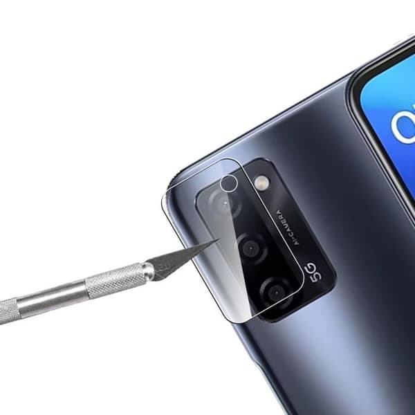 2x härdat glas kameraskydd för OPPO A53S 5G Transparent