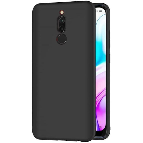 Etui kompatibelt Xiaomi Redmi 8, sort silikone etui til Redmi 8 Cover Redmi 8 Sort silikone etui (6,22 tommer)