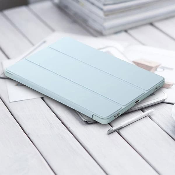 Skyddsväska för Samsung Galaxy Tab S9 - Chockresistent - Ställ för Väcka-Sova - Blå - 11 Tum Blå