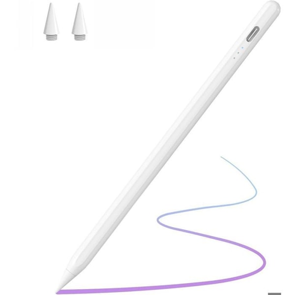 Stylus för iPad Air M2 M3 iPad Air 4/5 Generation - Magnetisk högprecisionstylus med palmavvisning Vit