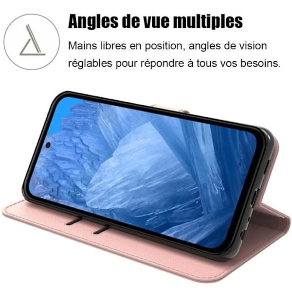Skyddsomslag - E.F.CONNECTION - Google Pixel 8a - Rosa - Stötresistent - Mjuk Rosa