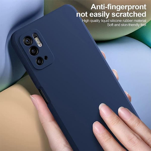Coque - E.F.CONNECTION - Redmi Note 10 5G - Flexibel - Scratch-resistant - Marinblå marinblå