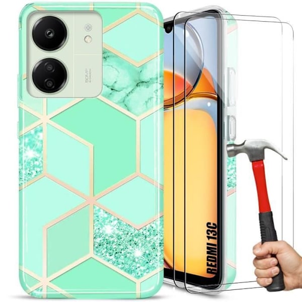 Coque - Xiaomi - Redmi 13C - Turquoise - Slim och Elegant - Överlägsen Skydd Turkos