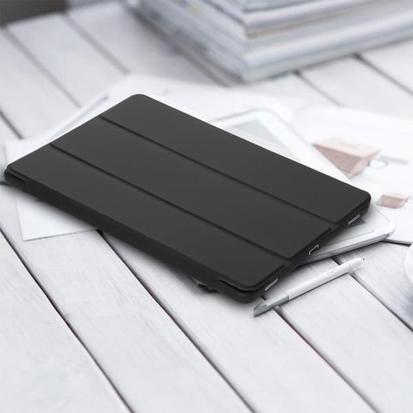 Skyddsfodral för Samsung Galaxy Tab A11 Plus / A9 Plus, Stötsäker med Väcka-Sova Stöd - Svart Svart