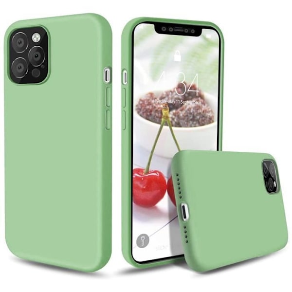 Siliconefodral - E.F.CONNECTION - för iPhone 12 Pro Max - Stöttålig - Rep-säker - Grön Grön