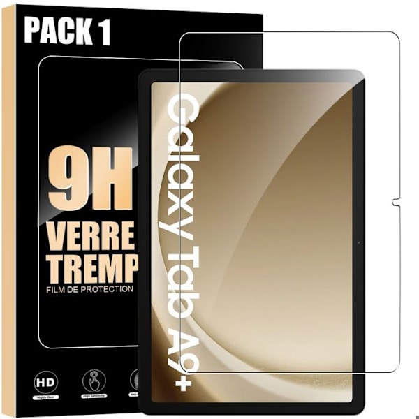 Härdat glas - E.F.CONNECTION - för Samsung Galaxy Tab A9 Plus - 11 tum - Rep-resistant - Stötsäker
