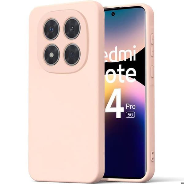 Coque för Xiaomi Redmi Note 14 Pro 5G (ej för 4G) - Ultra Slim Stöttålig Rosa - E.F.Connection® Rosa