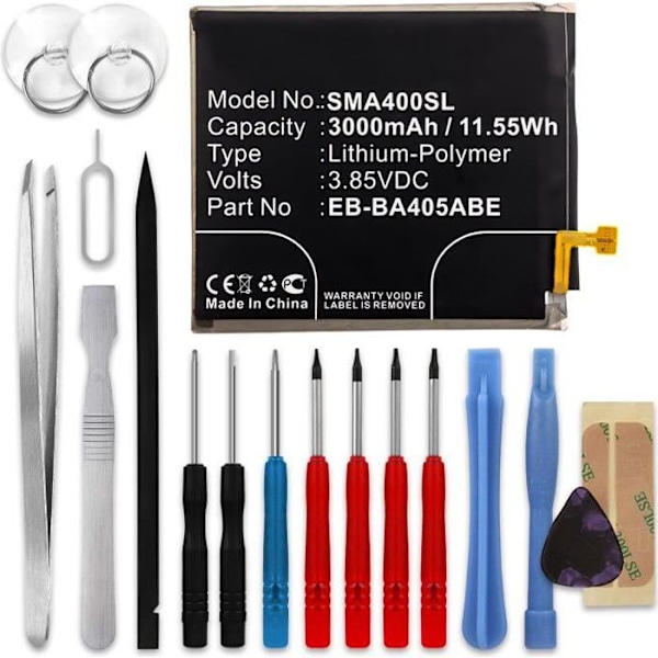 Batteri - SUBTEL - Samsung Galaxy A40 - 3100mAh - Litiumjon - Kvalitetsersättning