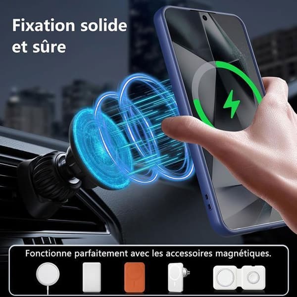 Skyddsskal för Samsung Galaxy A16 Hårt Stötabsorberande + 2 Härdat Glas Blå Blå