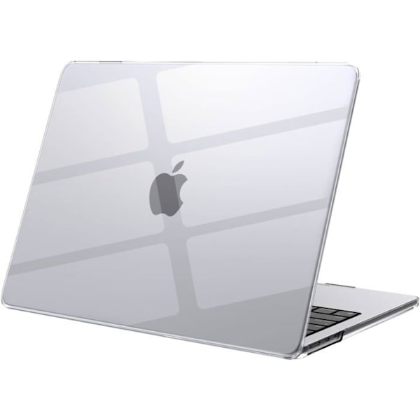 Coque kompatibel med MacBook Air 13 tum M4 A3240 M3 A3113 M2 A2681, Utgiven 2025 2024 2022, Skyddsfodral [A1] Färg: Transparent kristall